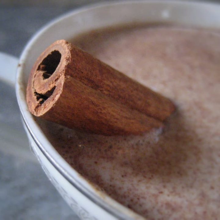 A slightly spicy Mexican Hot Chocolate that will warm your soul on a cold day.