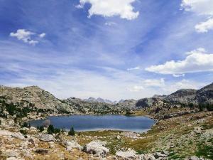 High altitude lake in The Wind River Range Wyoming