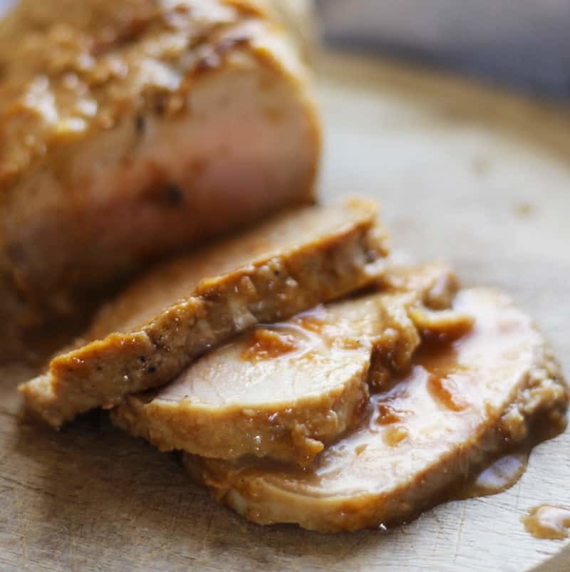 Easy Pork Roast Recipe with Molasses and Rum Glaze, a little taste from the British West Indies. This simple and tasty pork dish was super EASY! I loved making this, a real hit with the family. Try this at your next family gathering.