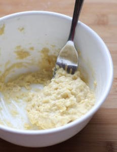Dumpling dough in a bowl.